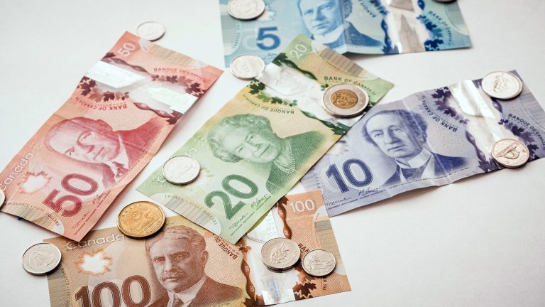 Canadian banknotes and coins
