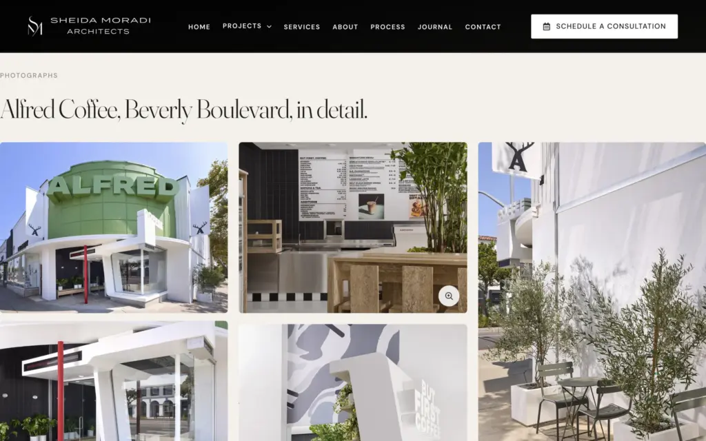 Sheida Moradi Architects website: Project page