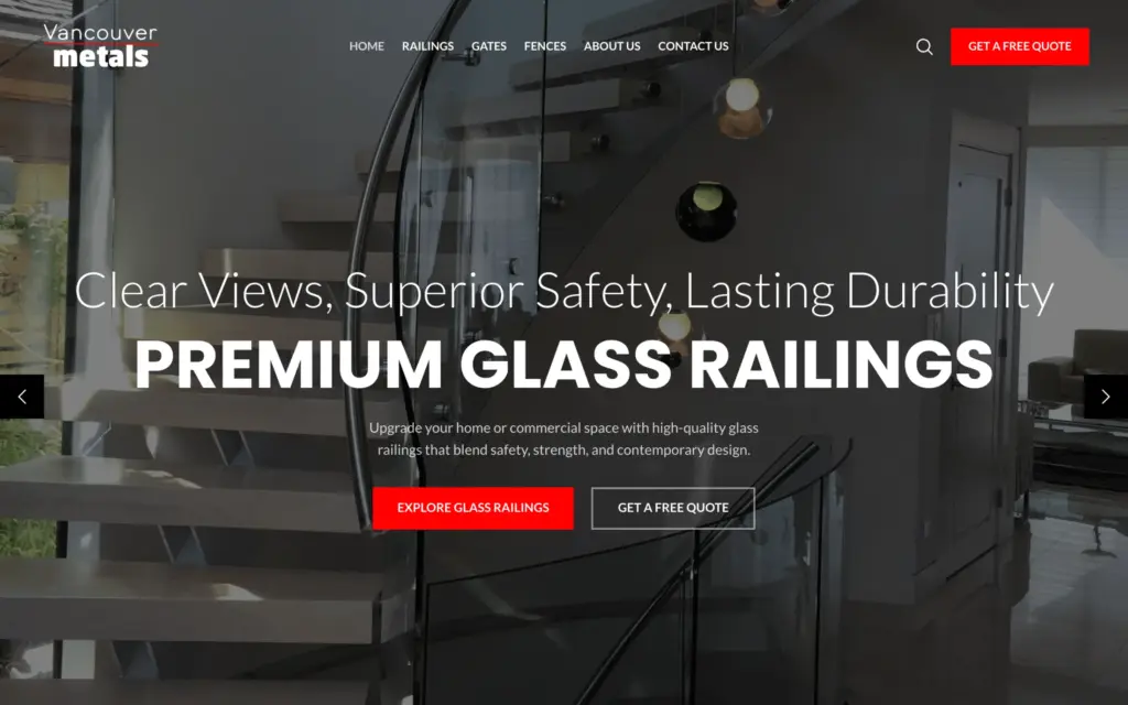 Vancouver Metals website: Home page
